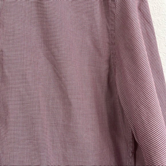 Bergdorf Goodman Gingham Tailored Fit Button Down Plaid Shirts - Picture 6 of 8